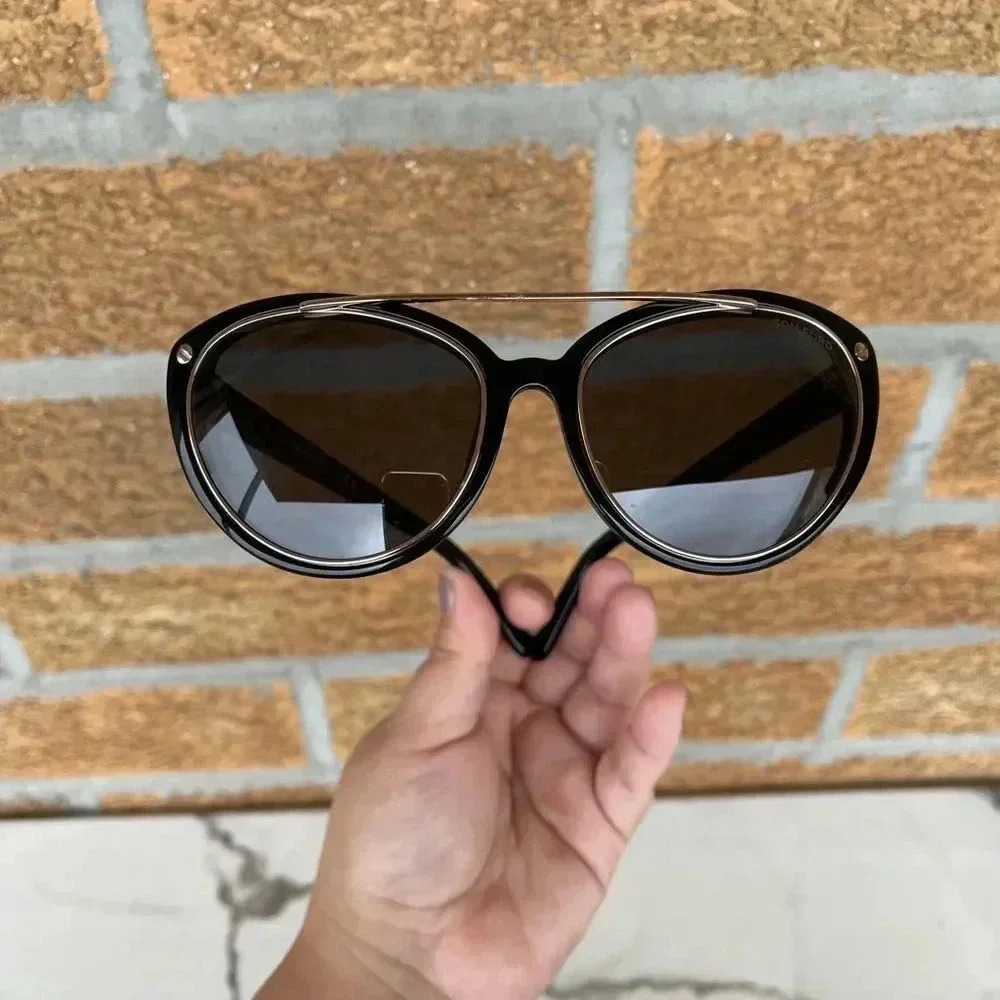 Tom Ford Edita Sunglasses- Black